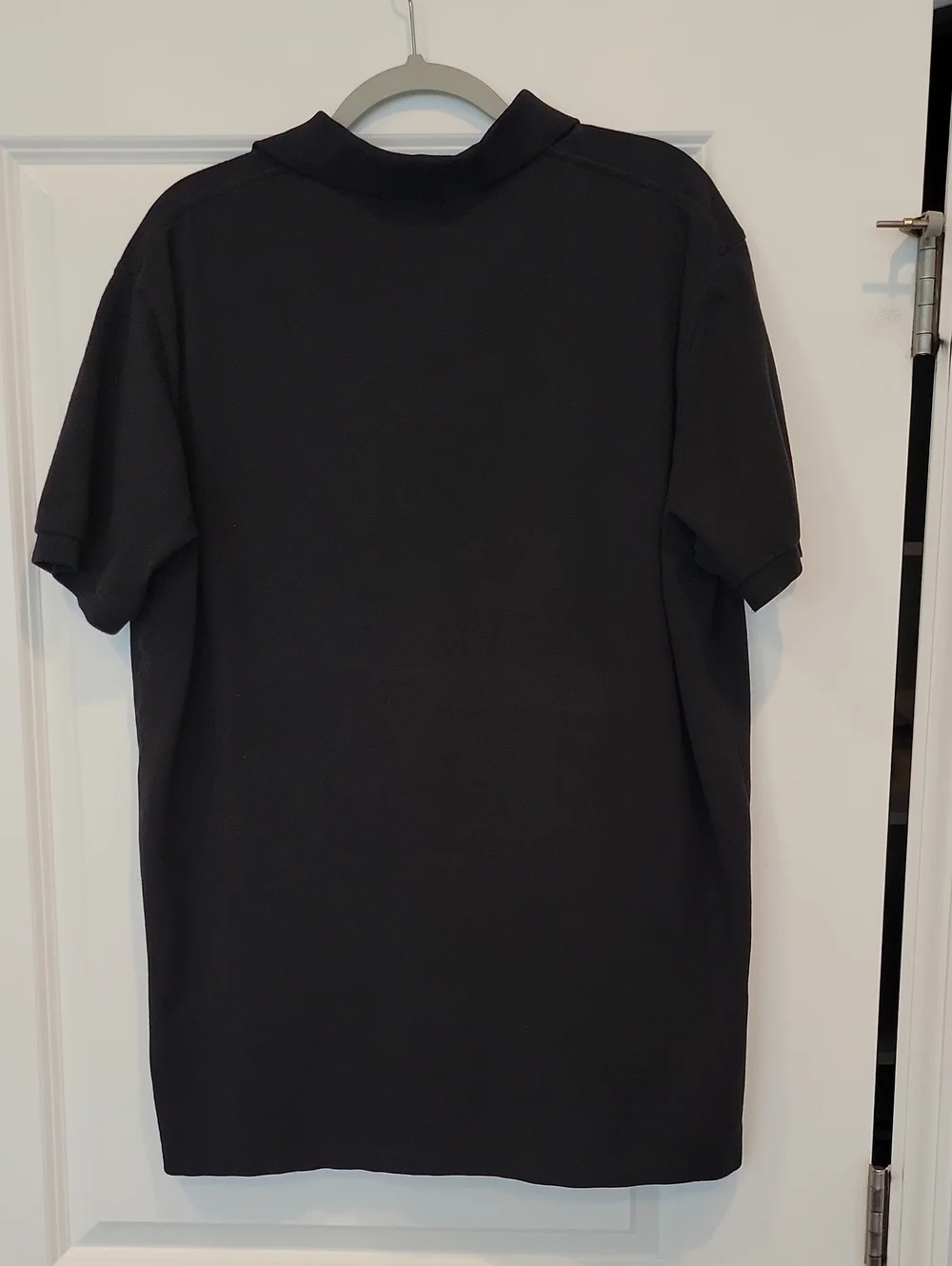 Polo Ralph Lauren Men's Polo Shirt Black Purple Hprse Size XL/T